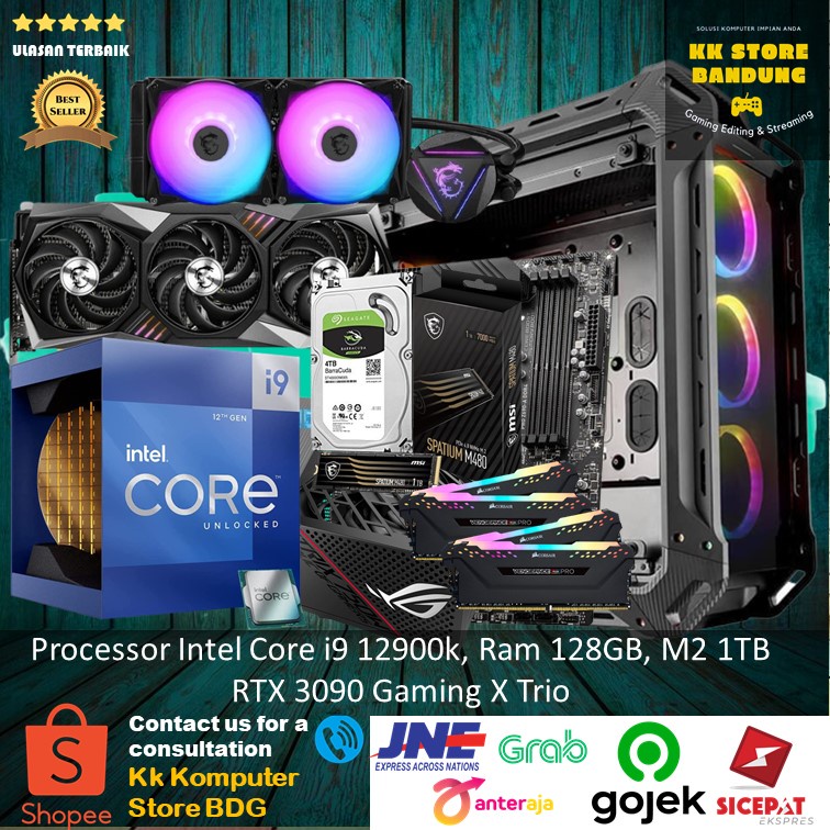 ゲーミングPC RTX3090 合えれ i9 メモリ128GB SSD1TB 128GB
