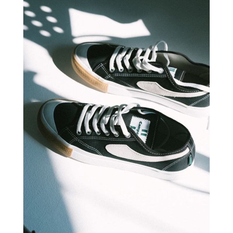 Jual SEPATU CAMPESS GATELLI SERIES BLACK GUM LOW ORIGINAL CAMPES BKN ...