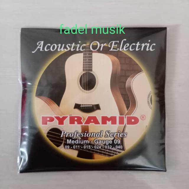 Jual Senar Gitar Akustik Elektrik Piramid Shopee Indonesia