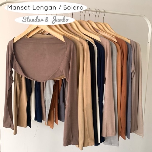 Jual Manset Tangan Sambung Bolero Bahan Rayon Premium Anti Melorot Inner Bolero Manset Tangan