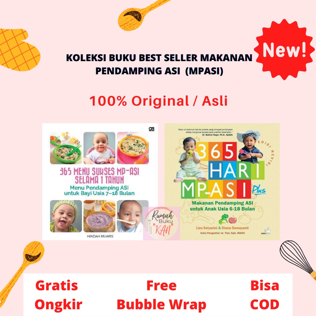 Jual Buku Hari Mpasi Plus Menu Sukses Mpasi Makanan