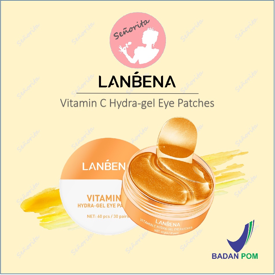 Jual LANBENA Vitamin C/ROSE Hydragel Eye Patches (60pcs) Shopee Indonesia