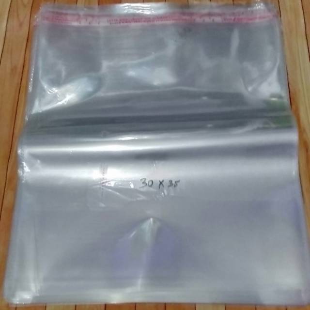 Jual Plastik Opp Tebal 40 Micron Dobel Seal Ukuran 30x35 Cm Shopee Indonesia 5126