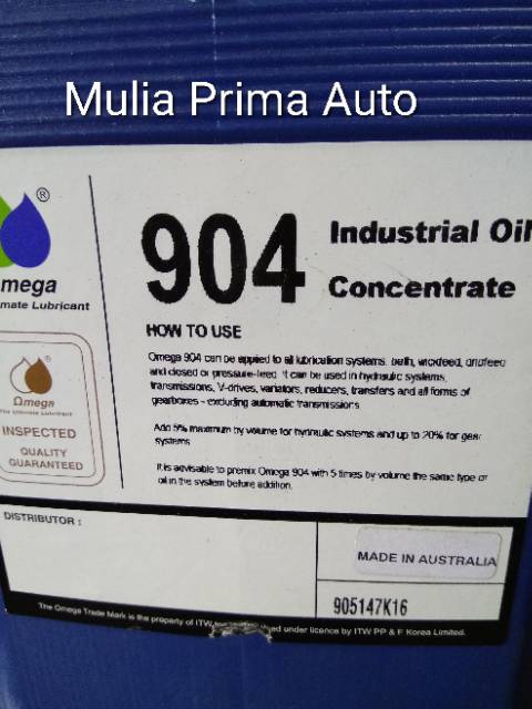 Jual Omega 904 Additive khusus Transmisi dan Gearbox Harga untuk 100 mL ...