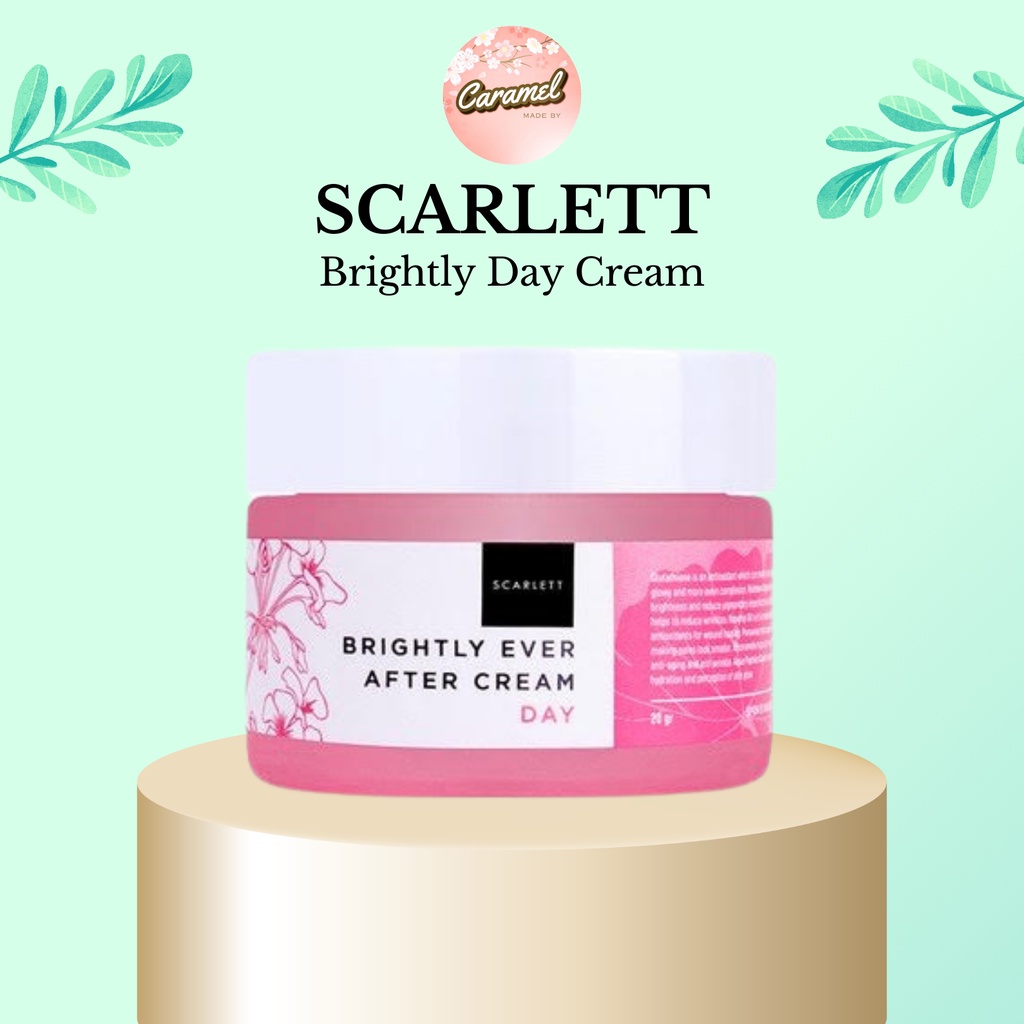 Jual Scarlett Whitening Acne Brightly Ever After Day Night Cream Moisturizer Shopee Indonesia 3579