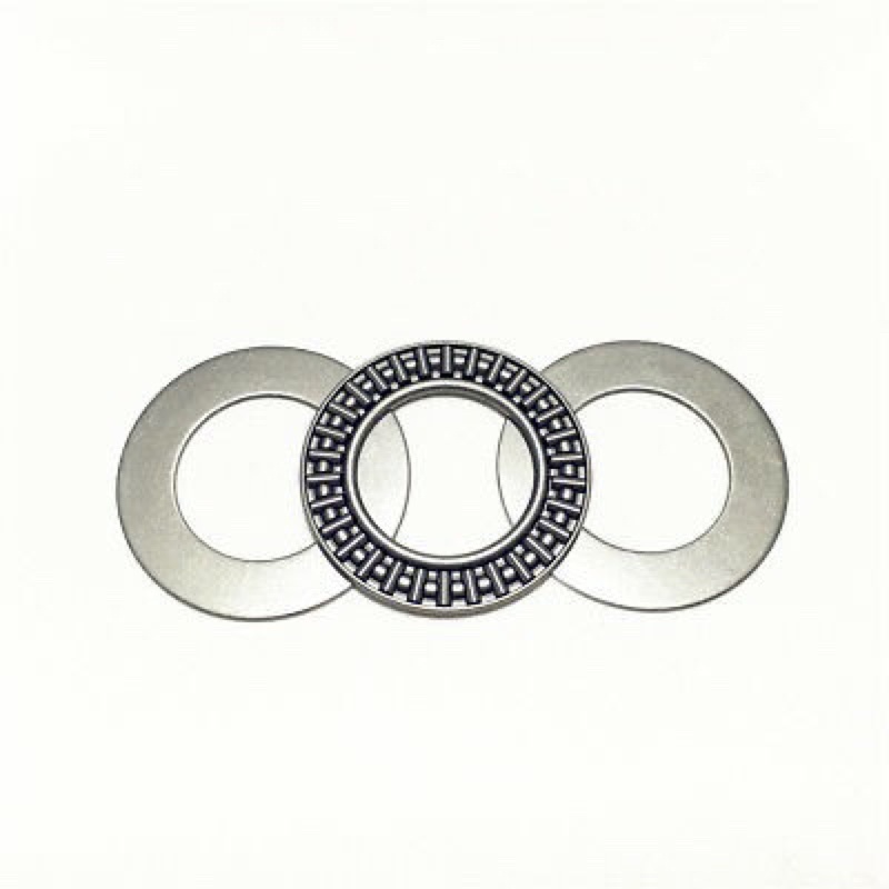 4 Cuscinetti A Rullini Assiali AXK2035 – 20x35x2 Mm Con Rondelle AS2035, Acciaio Cromato