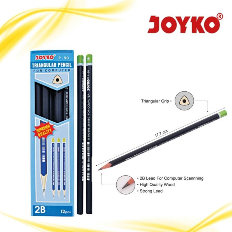 Jual Pencil Pensil Joyko P 90 2b 1 Box 12 Pcs Shopee Indonesia