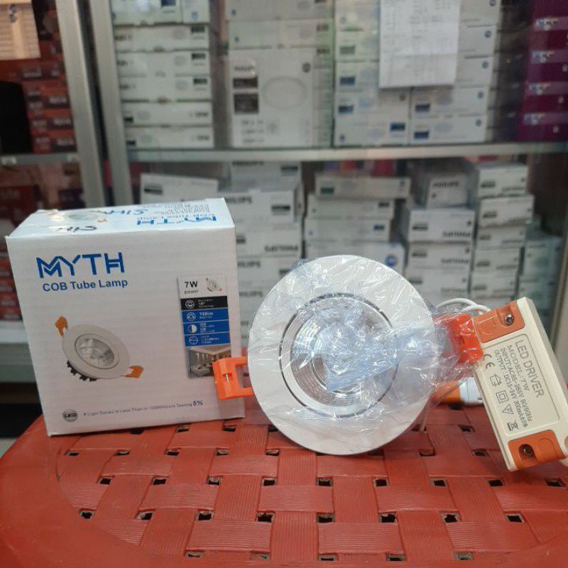 Jual Lampu Led spotlight MYTH 7 watt cahaya putih | Shopee Indonesia
