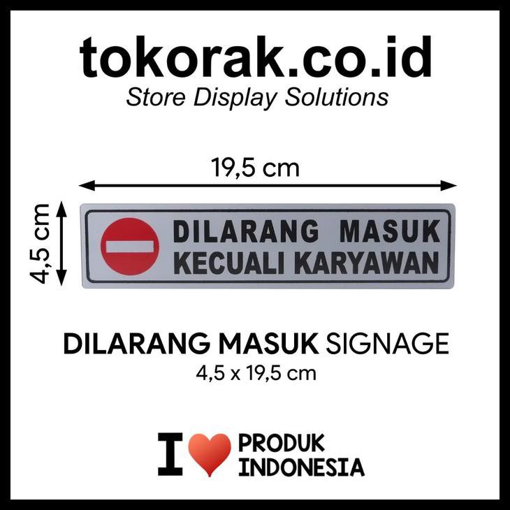 Jual Signage Dilarang Masuk Papan Logo Dilarang Masuk Wall Sign Hot Sex Picture 