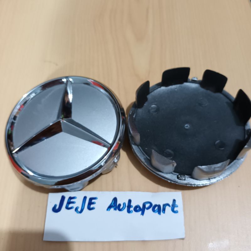 Jual dop roda center tutup as velg mercy marcy marcedes benz chrome ...