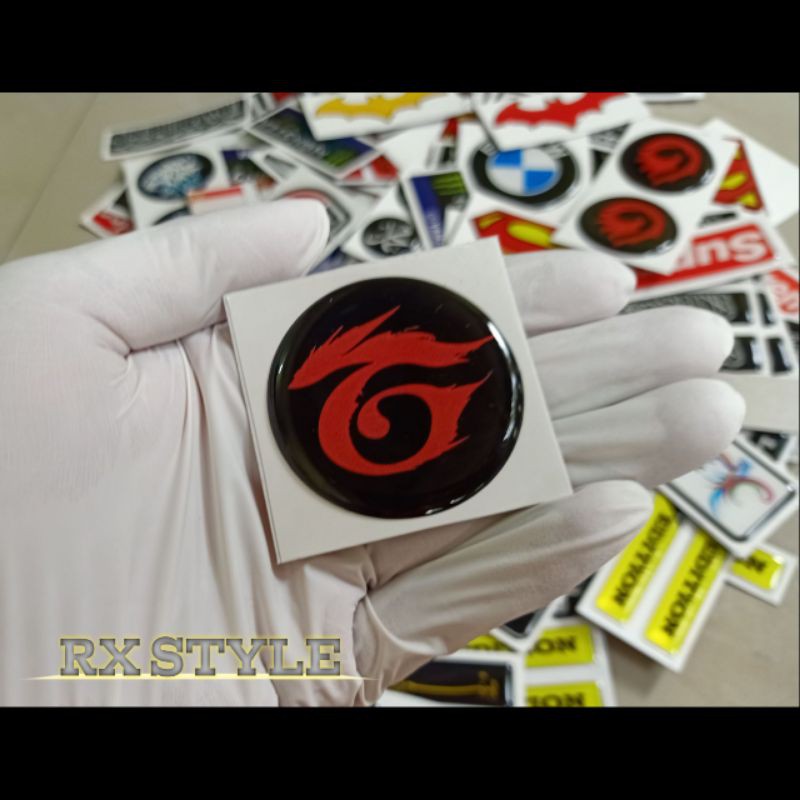 Jual Stiker Timbul Lentur Logo Garena FF | Shopee Indonesia