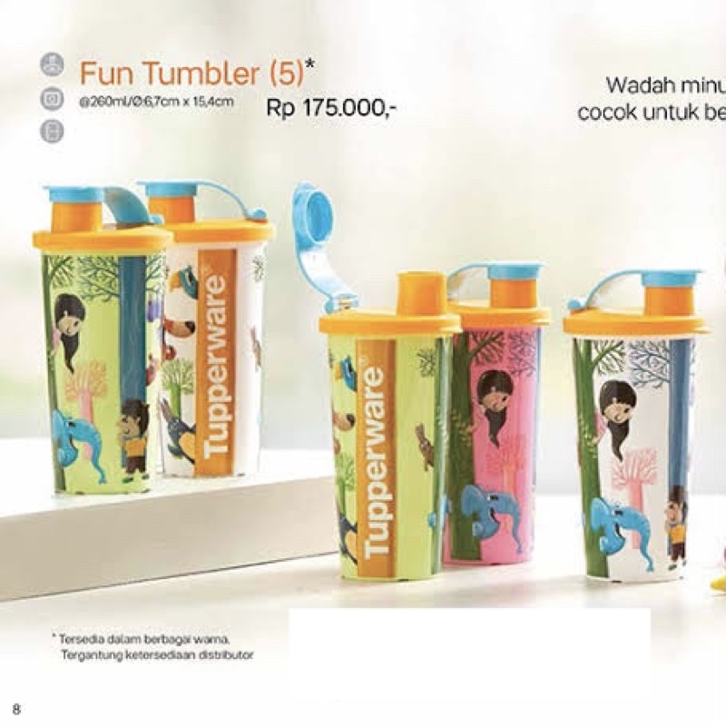 Jual TUPPERWARE FUN TUMBLER | Shopee Indonesia