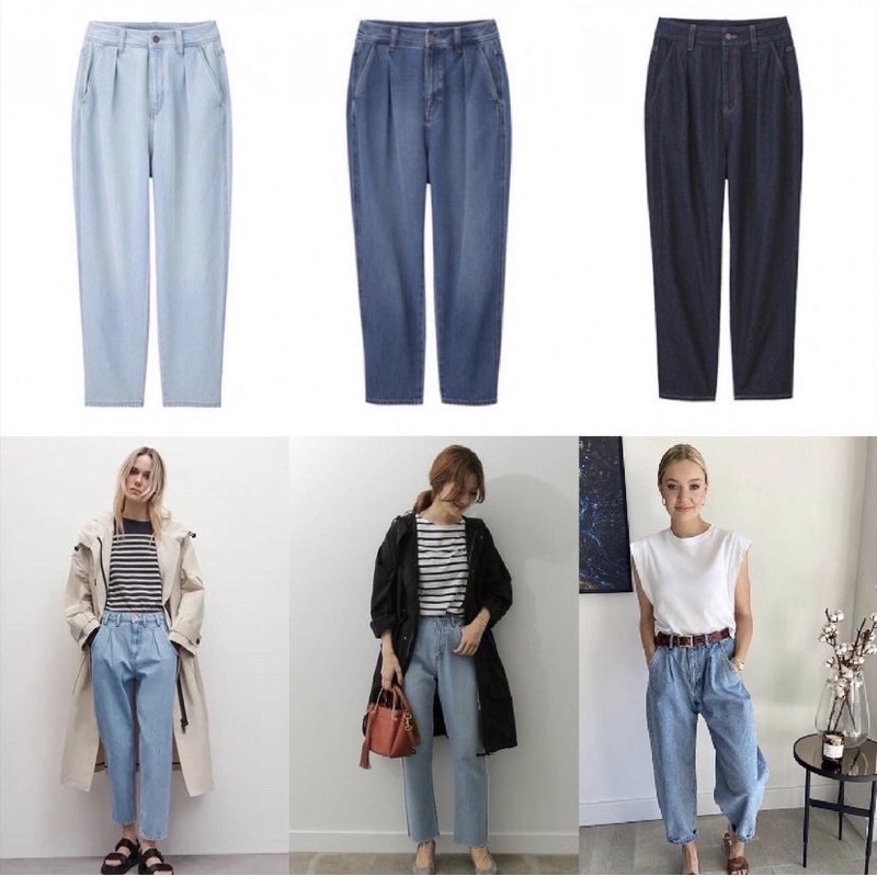 UNAILE denim 煎れ baggy pants size:M