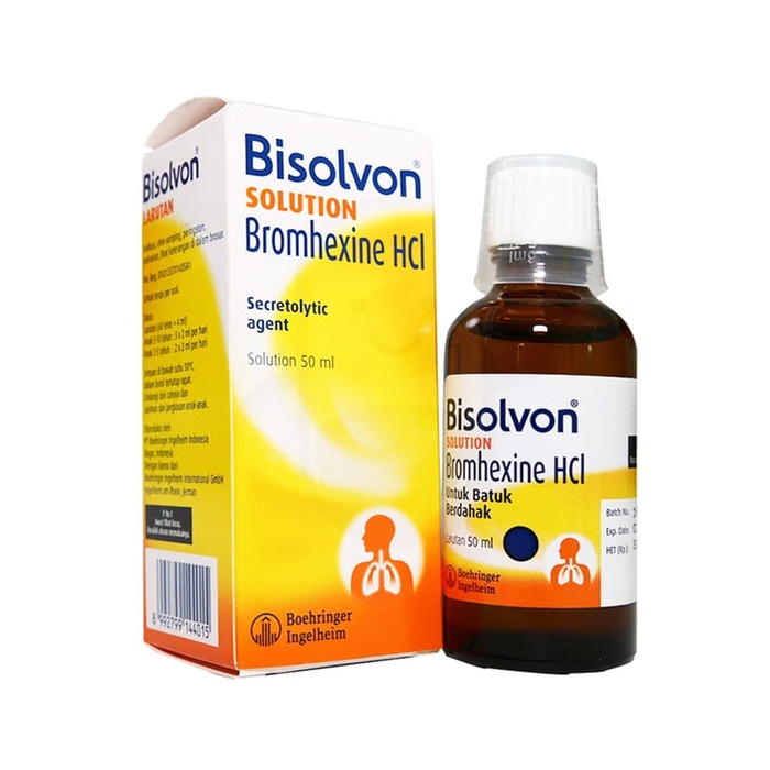 Jual BISOLVON SOLUTION 50 ML | Shopee Indonesia