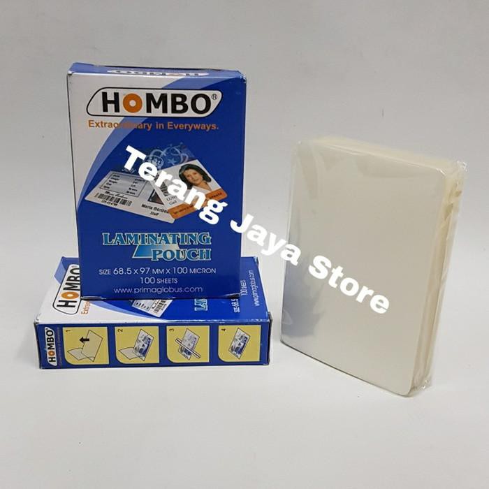 Jual Laminating Film Hombo 100Micron Plastik Laminating Ktp , Id Card