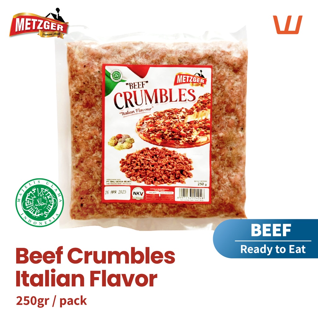 Jual Beef Crumble Italian Flavor Daging Sapi Cincang Halal Metzger ...