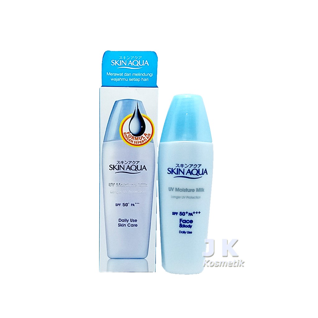 Jual SKIN AQUA SPF 50 SUNSCREEN UV MOISTURE MILK Shopee Indonesia
