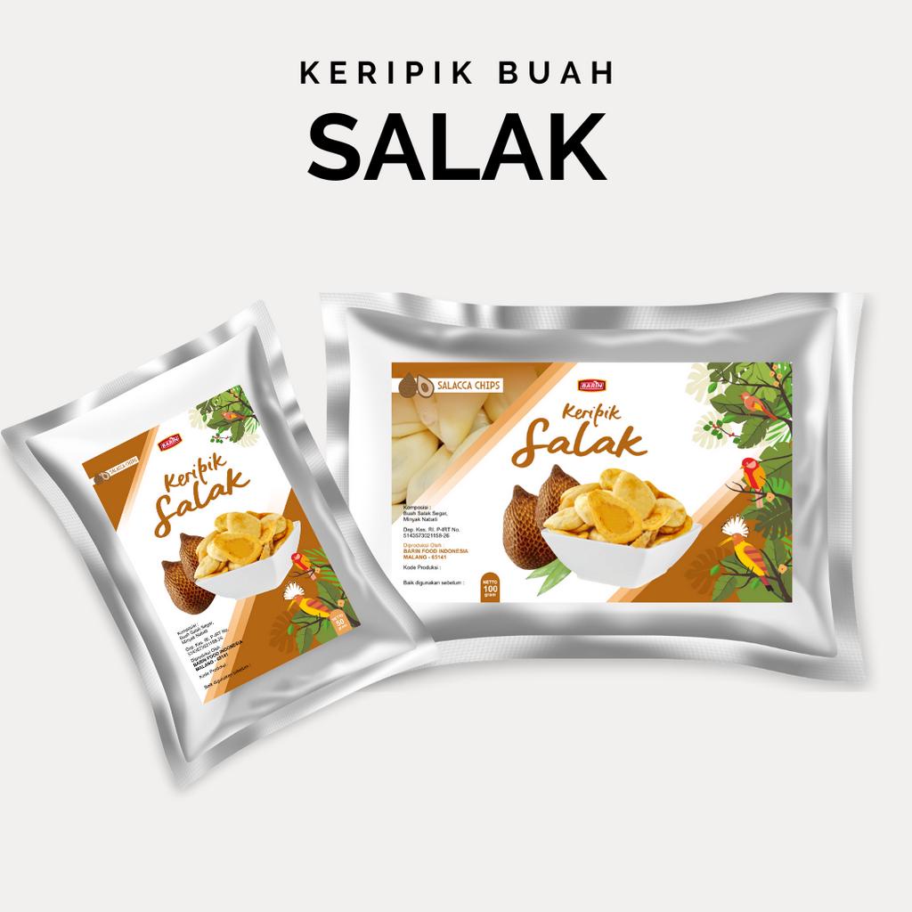 Keripik Buah Salak Barin Khas Malang Kripik Salak 100 dan 50 gr