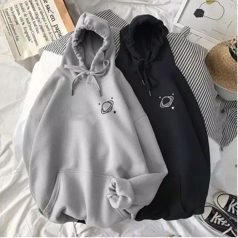 Sweater hoodie wanita store shopee