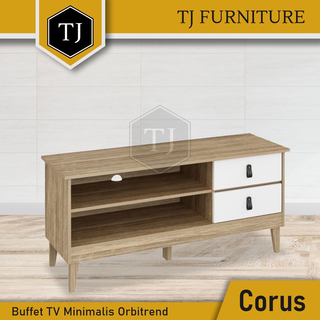 Jual Orbitrend Meja / Rak / Buffet TV Kayu Minimalis Serbaguna - Corus ...