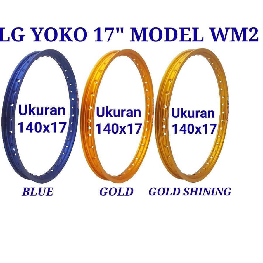 Jual Velg Alumunium Ring Yoko Full Color Kilap Wm Shopee Indonesia