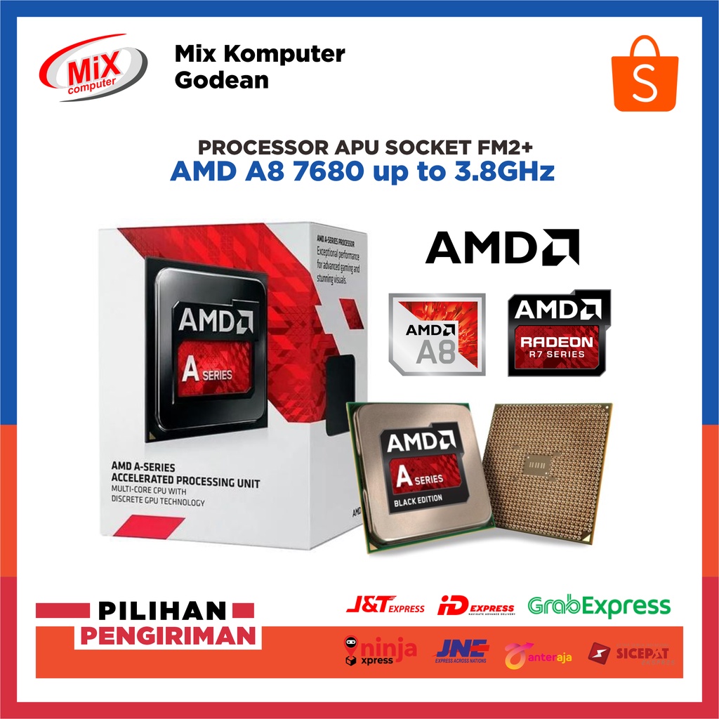 Jual Amd Processor A8 7680 [3 5 Ghz Socket Fm2 Radeon R7 Gpu] Shopee Indonesia