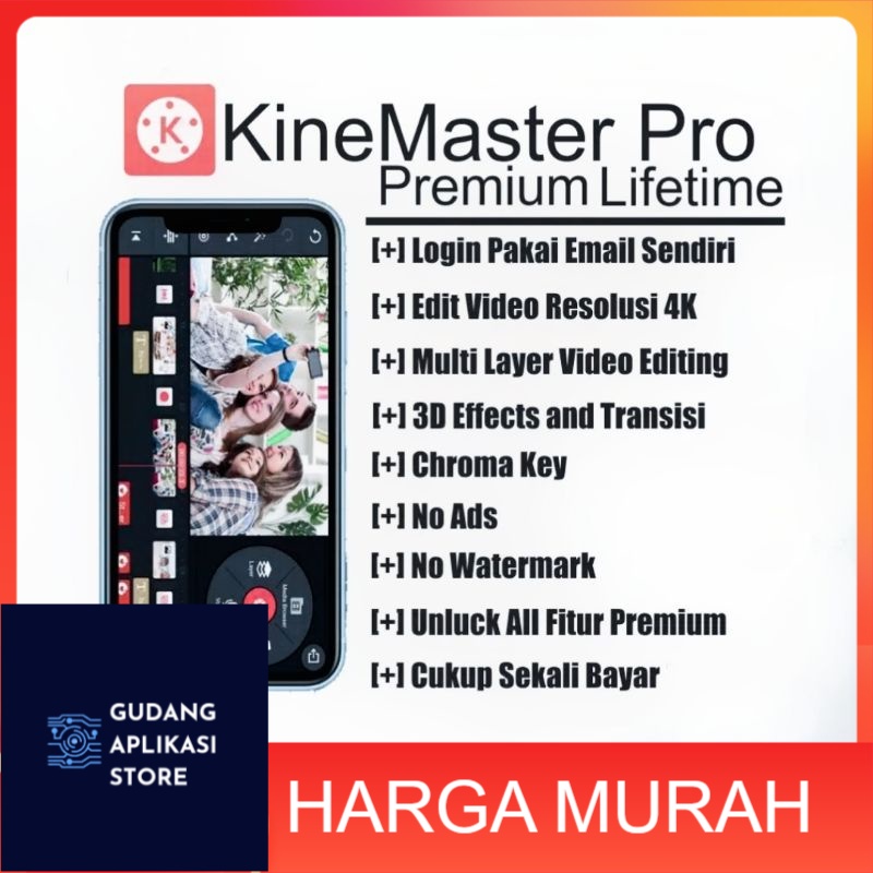 Jual KineMaster Pro Lifetime PREMIUM FULL VERSION Shopee Indonesia