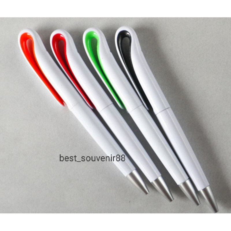 Jual Pulpen Plastik Angsa / Ballpoint Plastik Souvenir / Pulpen Polos ...