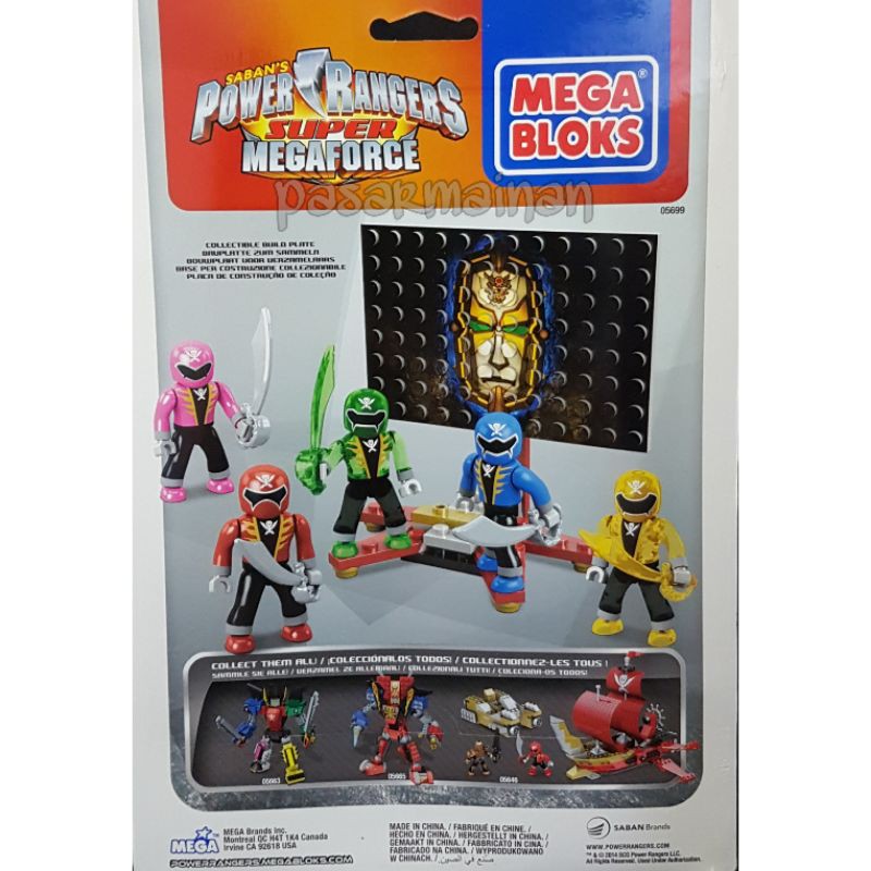 Jual Mainan Mega Bloks Power Rangers Super Mega Force Original/figure ...