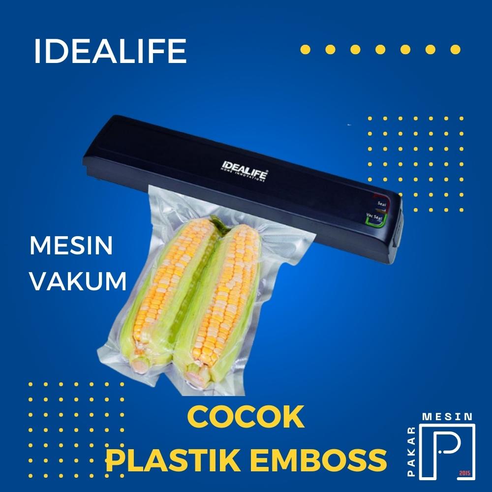 Jual MESIN VAKUM IDEALIFE IL 600 VACUUM SEALER PLASTIK EMBOSS VACUM