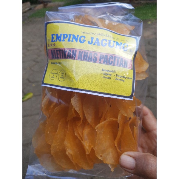 Jual Emping Jagung Kletikan Jajanan Camilan Khas Pacitan Berat 200 G