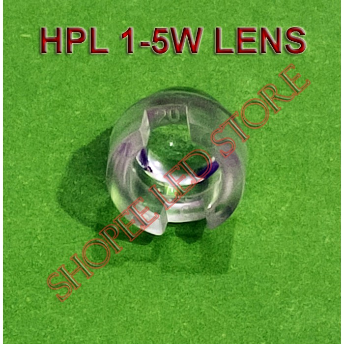 Jual CONVEC LENS LENSA PLANO HPL LED 1W 3W 5W LED DRIVER LAMPU SOROT ...