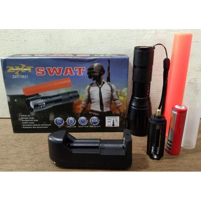 Jual Senter Swat Police ZXT 1831 | Shopee Indonesia
