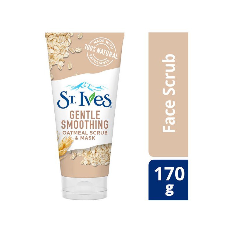 Jual Stives Gentle Smoothing Oatmeal Scrub And Mask 170g Shopee Indonesia 5569