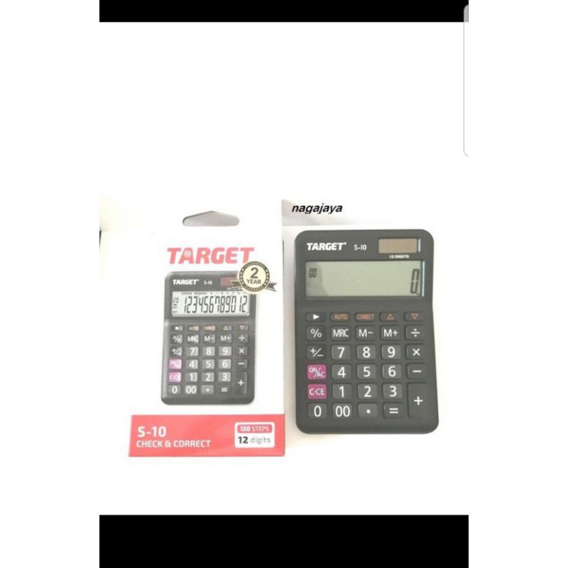 Jual Kalkulator TARGET S-10 kalkulator 12 digit kalkulator dagang ...