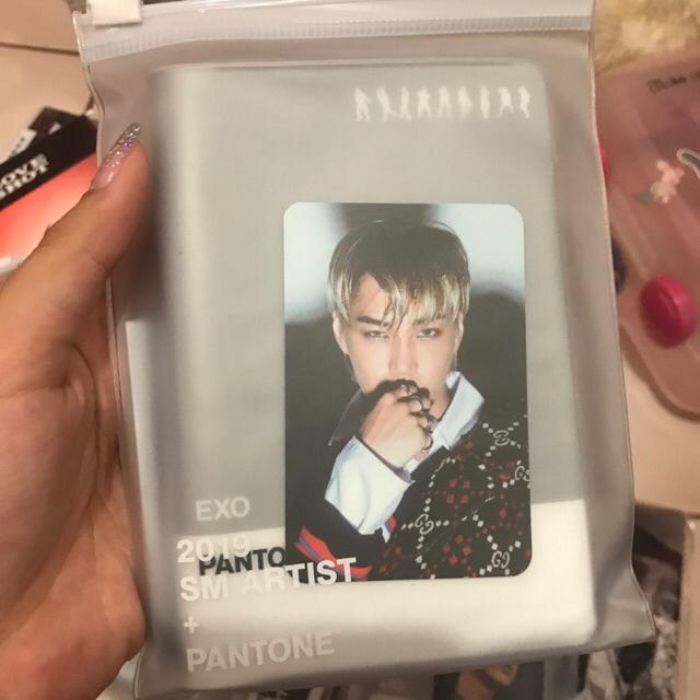 Jual SMTOWN GIFTSHOP — EXO PANTONE PASSPORT WALLET [SUHO/KAI