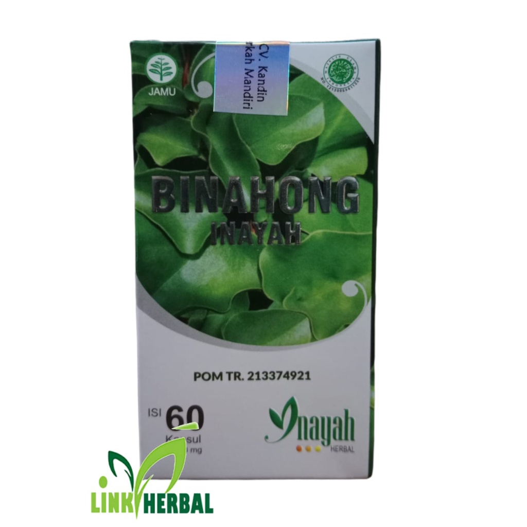 Jual Kapsul Binahong Inayah Herbal Organik Alami Original Shopee