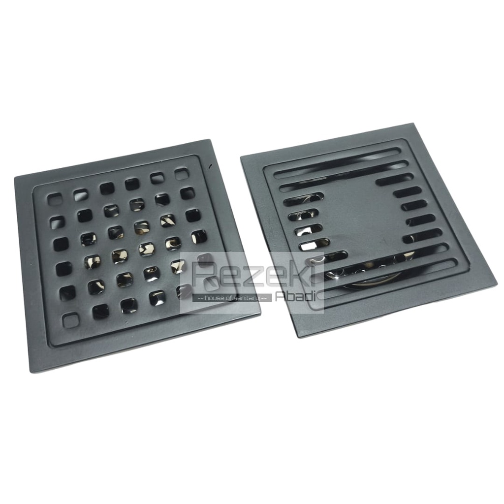 Jual Floor Drain Stainless Black Hitam Anti Bau Anti Kecoa - Saringan ...