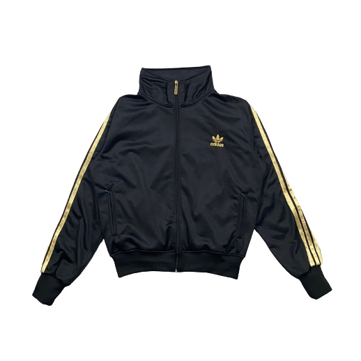 Adidas gold stripe jacket best sale