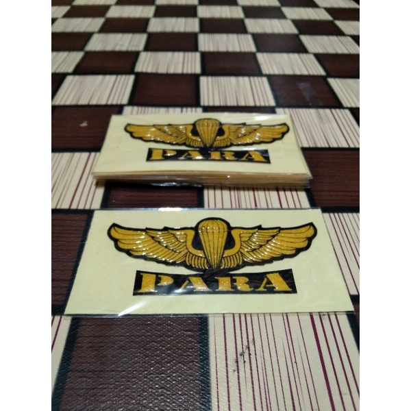 Jual STIKER EMBOSS LOGO WING PARA / STIKER EMBOSS TIMBUL | Shopee Indonesia