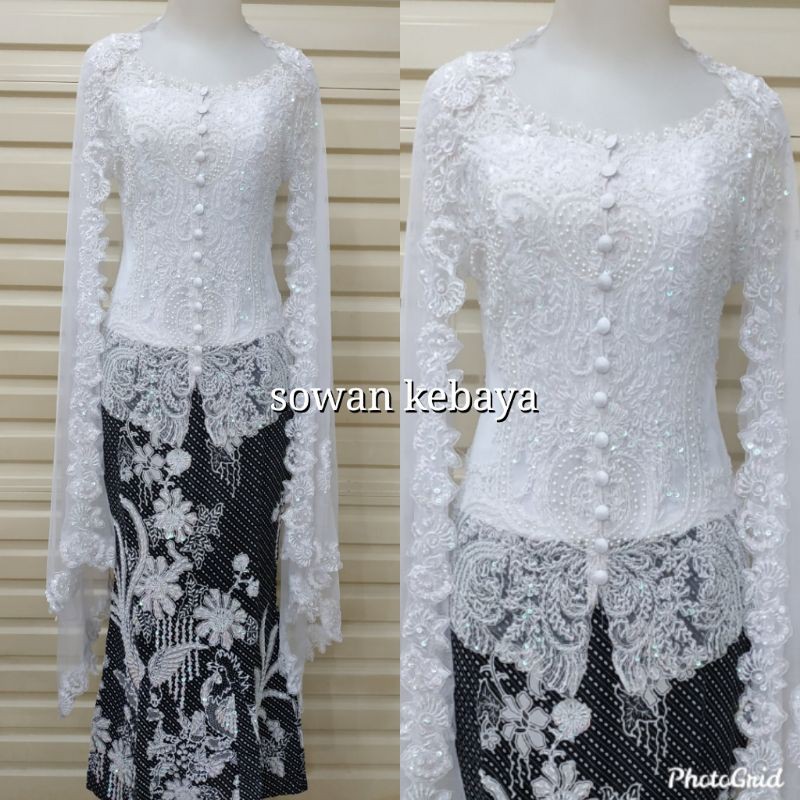 Jual Satu Set Kebaya Akad Nikah Modern Shopee Indonesia