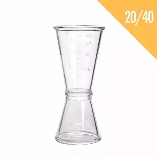 Jual Jigger Akrilik 2040 Ml Shopee Indonesia 8797