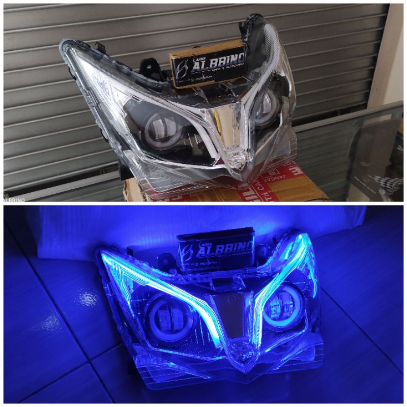 Jual Daymaker VARIO 125 old PLUS ALIS reflektor lampu depan Vario 125 FI bohlam KZR Shopee