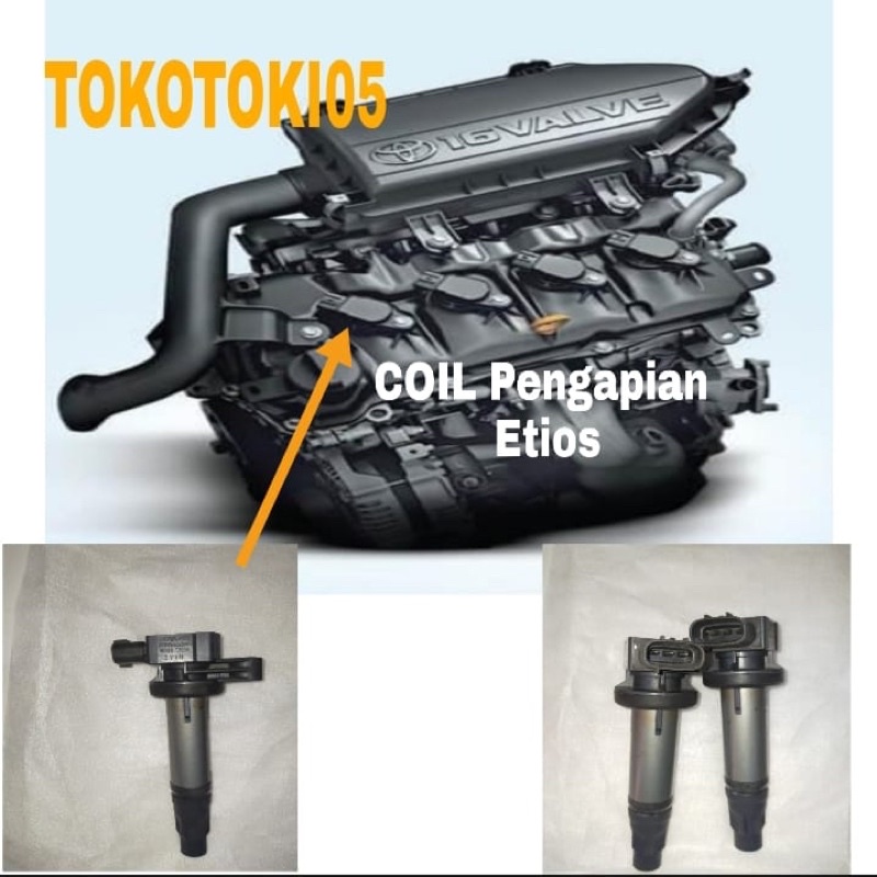 Jual Koil Coil Ignition Pengapian Etios Liva Sedan Etios Valco Original