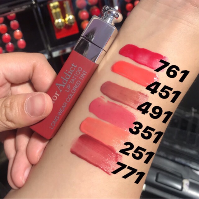 Dior lip 2024 tattoo shade 451