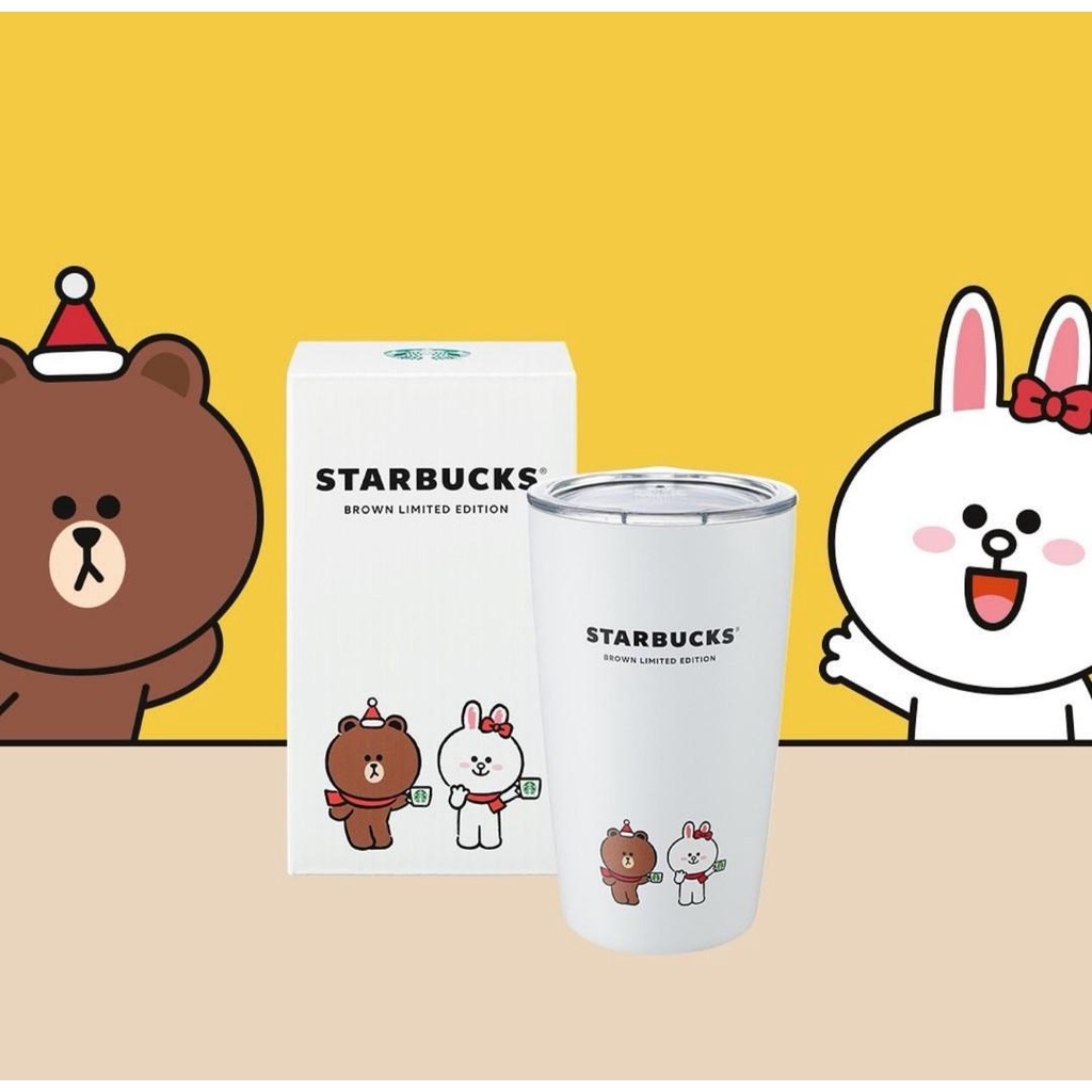 Jual STARBUCKS X LINE FRIENDS Brown and Cony Stainless Steel Tumbler