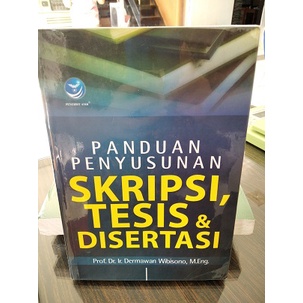 Jual BUKU PANDUAN PENYUSUNAN SKRIPSI,TESIS & DISERTASI | Shopee Indonesia