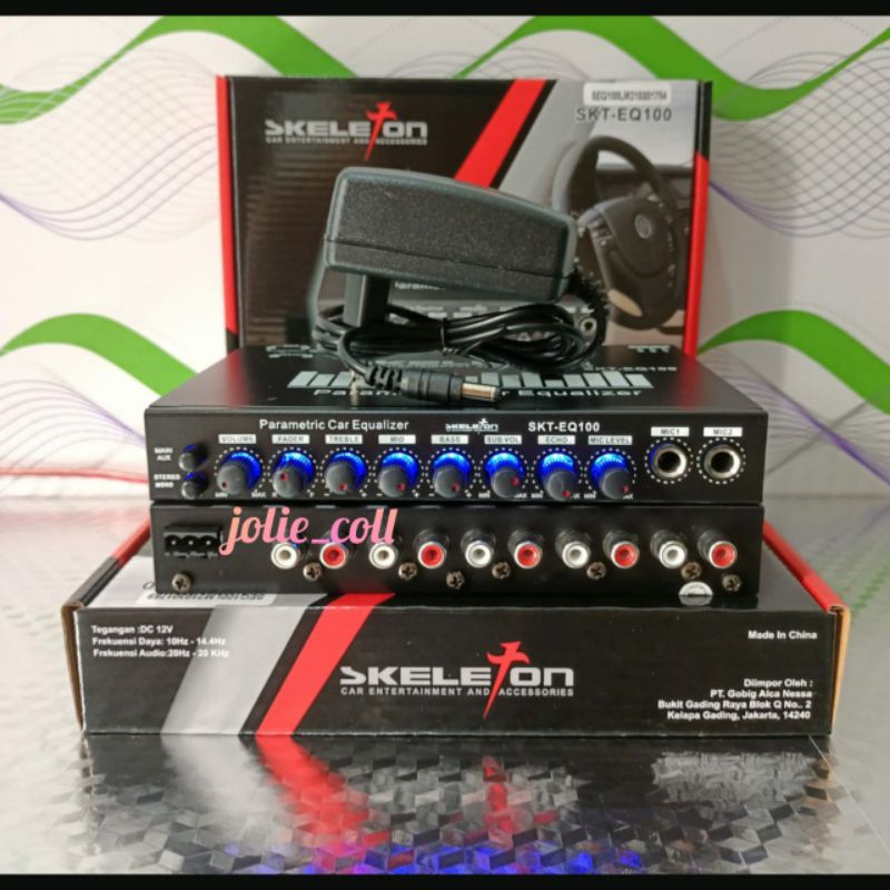 Jual Parametrik preamp equalizer Skeleton SKT EQ100 bonus adaptor 12V ...