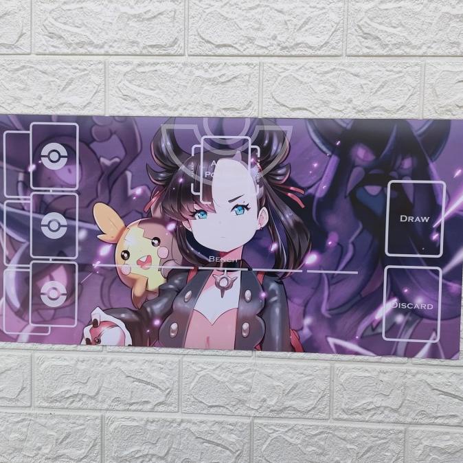 Jual PLAYMAT POKEMON TCG CUSTOM MARNIE MORPEKO Shopee Indonesia