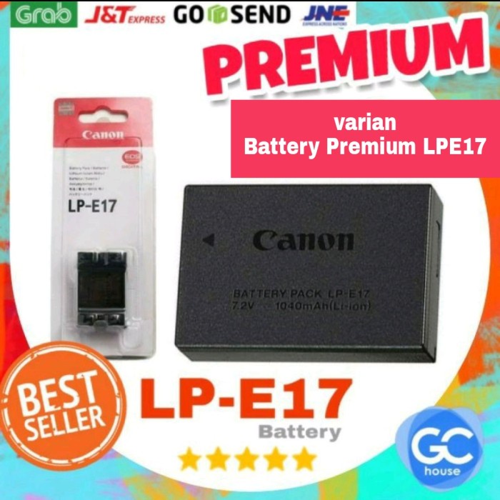Jual Baterai Canon LPE17 battery LPE17 canon eos M3 M5 M6 77D 200D